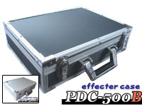 エフェクターケース/エフェクターボード PDC-500 （ブラック/シルバー） 36x26cm